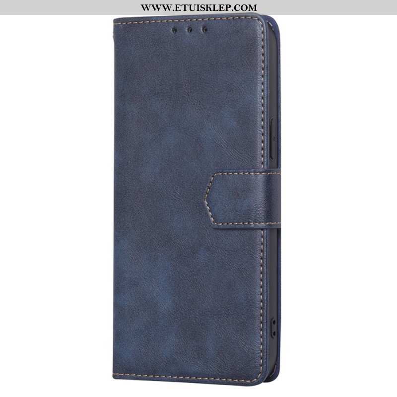 Etui Folio do Huawei Mate 50 Pro Skórzany Efekt Couture